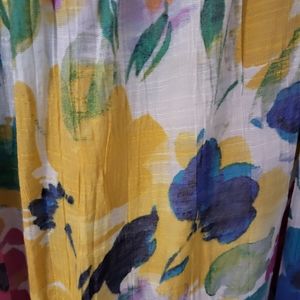 Floral smocked summer top